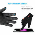 Winter Men Touch Screen Anti Slip Windproof Warm Breathable Gloves