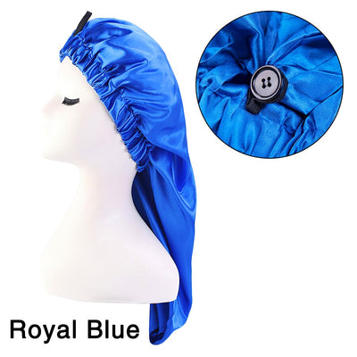 Long Satin Bonnet Sleep Cap For Long Hair