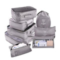 8/7 pcs Set Travel Organizer Storage Bags Suitcase