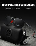 New Rimless Oval Men's Polarized Sunglasses