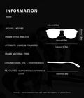 New Rimless Oval Men's Polarized Sunglasses