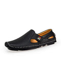 Hook & loop Fashion Breathable Moccasins For Men