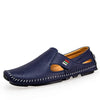 Hook & loop Fashion Breathable Moccasins For Men