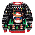 Unisex Tree Reindeer Christmas  Jumper