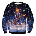 Unisex Tree Reindeer Christmas  Jumper