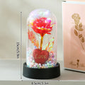 Creative Valentine's Day Gift Rose in Glass Cover Light Up