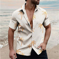 Summer Floral Pattern Fashion Beach Shirts For Men