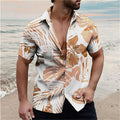 Summer Floral Pattern Fashion Beach Shirts For Men