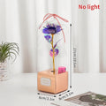 Creative Valentine's Day Gift Rose in Glass Cover Light Up