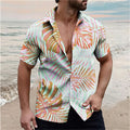 Summer Floral Pattern Fashion Beach Shirts For Men