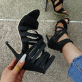 New Fashion High Heels Sexy Ladies Peep Toe Shoes Women Pumps