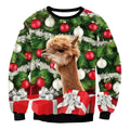 Unisex Tree Reindeer Christmas  Jumper