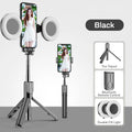 New Wireless Bluetooth Selfie Stick Foldable Tripod Monopod with LED Ring Light