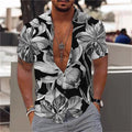 Summer Floral Pattern Fashion Beach Shirts For Men