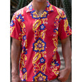 Summer Floral Pattern Fashion Beach Shirts For Men