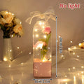 Creative Valentine's Day Gift Rose in Glass Cover Light Up