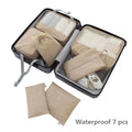 8/7 pcs Set Travel Organizer Storage Bags Suitcase