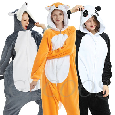 New Women Winter Pyjamas Sleepwear Onesies Jumpsuits