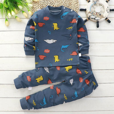 Unisex Children Pyjamas Cartoon Sleepwear Set