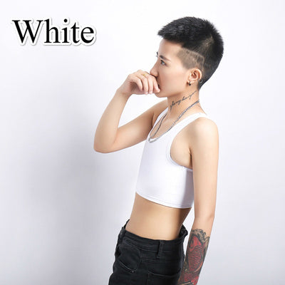 Chest Binder Underwear Tank Tops Bandage Breathable Side Hook