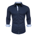 100% Cotton Business Casual Long Sleeved Fashion Shirt