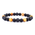 New Magnetic Hematite Bracelets  Tiger Eye Stone Bead Couple Bracelets