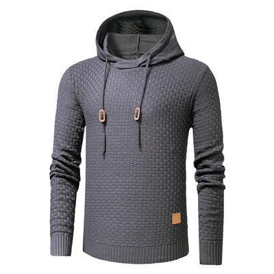 Warm Knitted  Jumper Pullover Hooded Sweater For Men