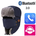 Unisex  Flaps Winter Faux Fur  Bluetooth Earphones Hat