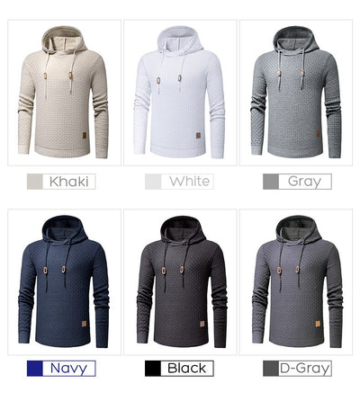 Warm Knitted  Jumper Pullover Hooded Sweater For Men