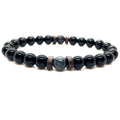 Natural Gemstone Bracelet - Lava Stone  Bracelet Natural Moonstone Bead