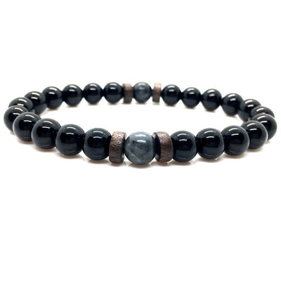 Natural Gemstone Bracelet - Lava Stone  Bracelet Natural Moonstone Bead