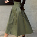 New Style Fashion Ankle-Length High Waist Bow Skirts