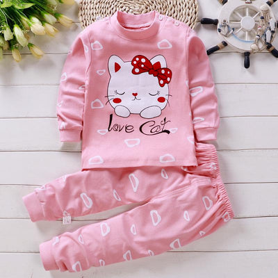 Unisex Children Pyjamas Cartoon Sleepwear Set