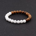 Natural Gemstone Bracelet - Lava Stone  Bracelet Natural Moonstone Bead