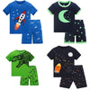 Kids Pyjamas Set for Summer Children Short Sleeve Sleepwear