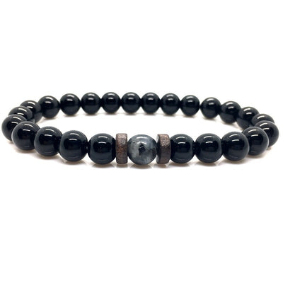 Natural Gemstone Bracelet - Lava Stone  Bracelet Natural Moonstone Bead