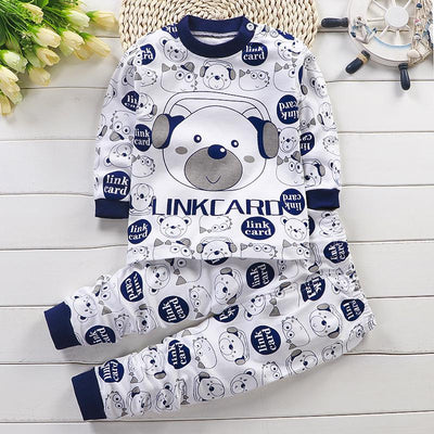 Unisex Children Pyjamas Cartoon Sleepwear Set