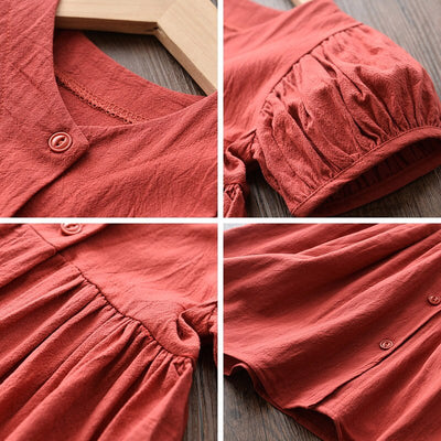 New Summer Brand Hollow Girls Dress