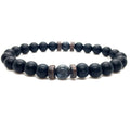 Natural Gemstone Bracelet - Lava Stone  Bracelet Natural Moonstone Bead