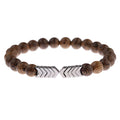 Natural Gemstone Bracelet - Lava Stone  Bracelet Natural Moonstone Bead