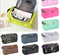 Double Zipper Cosmetic Bag