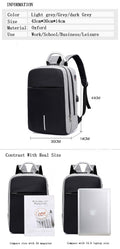 New USB Charging Multifunction Anti Theft Backpack