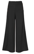 New Style Ladies Middle Waist Pant Wide Leg Trouser