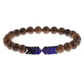 Natural Gemstone Bracelet - Lava Stone  Bracelet Natural Moonstone Bead