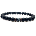 Natural Gemstone Bracelet - Lava Stone  Bracelet Natural Moonstone Bead