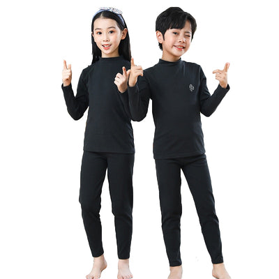 Unisex Children Winter Thermal Underwear Suit Pyjamas Sets