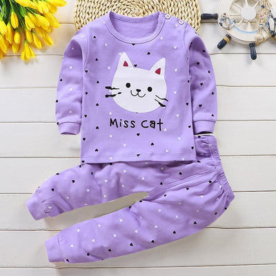 Unisex Children Pyjamas Cartoon Sleepwear Set