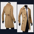 High-Quality Long Trench Double-Breasted Jacket