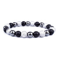 New Magnetic Hematite Bracelets  Tiger Eye Stone Bead Couple Bracelets