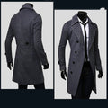 High-Quality Long Trench Double-Breasted Jacket